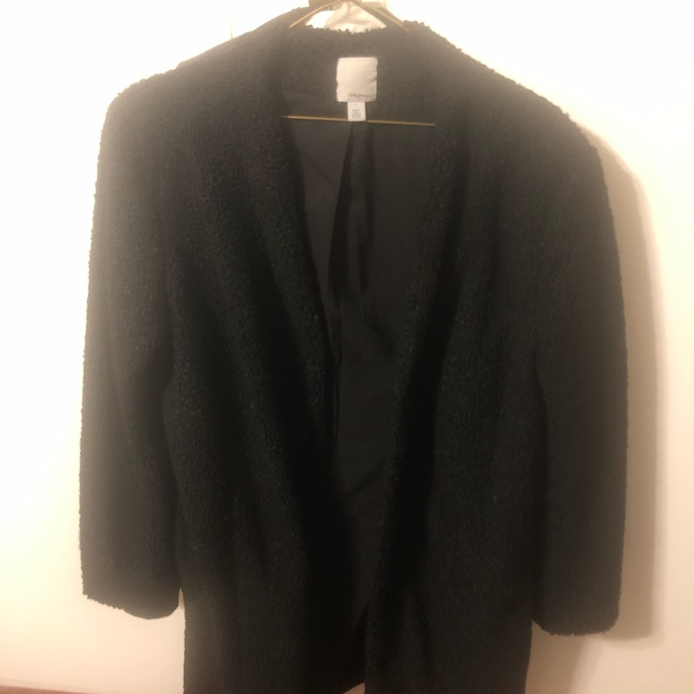 Halogen long boucle sweater coat